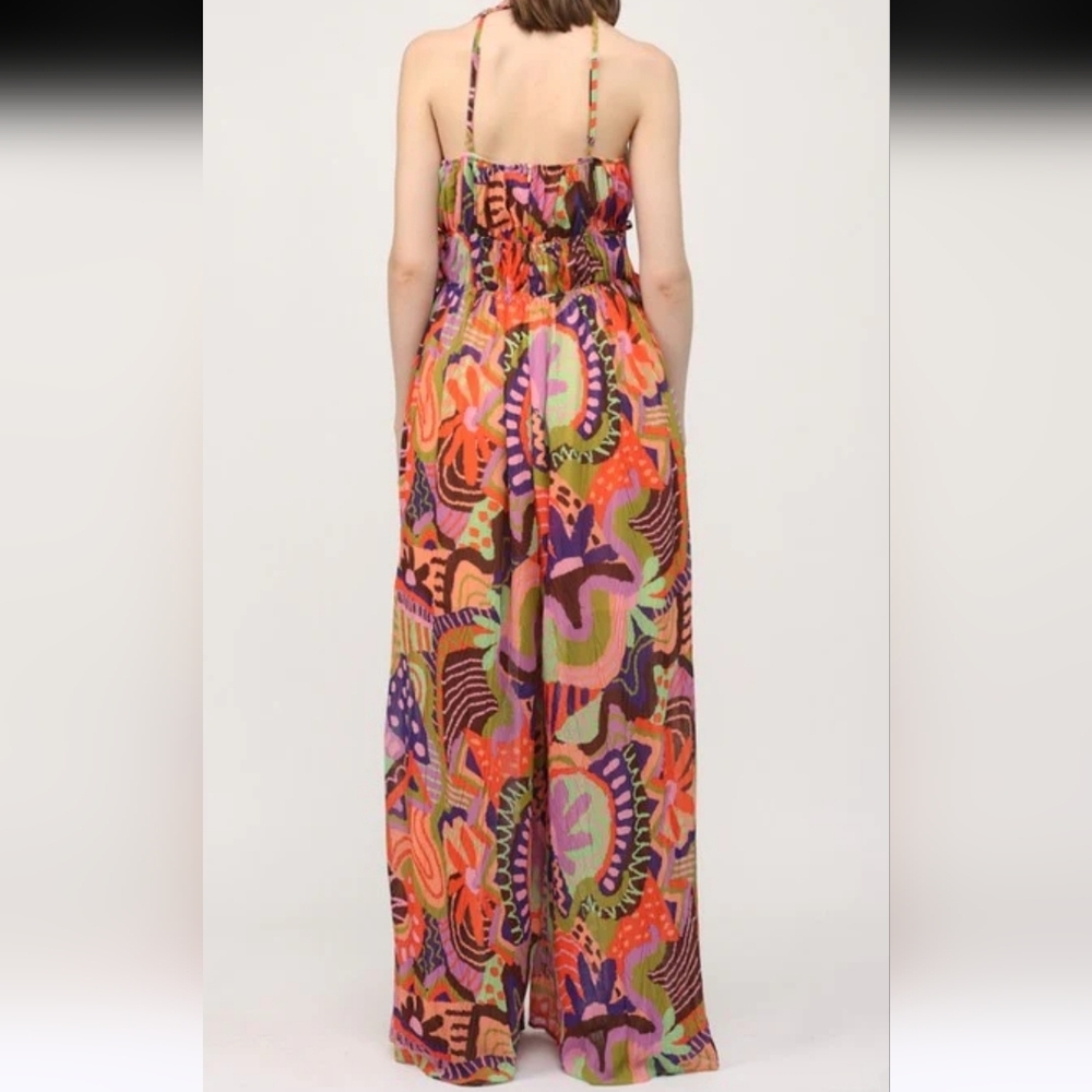 Fate Vibrant Multicolor Jumpsuit Size L - Picture 2 of 16